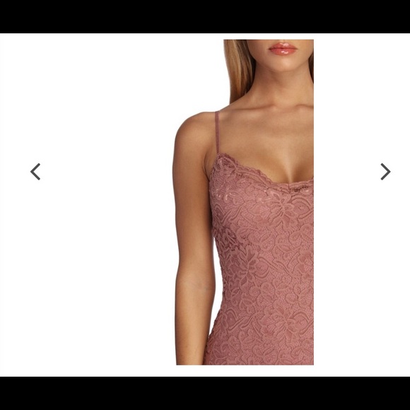 Mauve Lace Dress - Picture 2 of 4